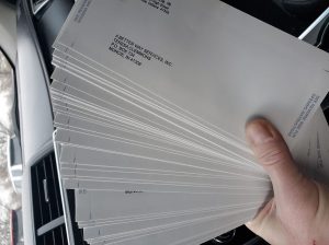 American Rescue Plan Checks for non-profits. $2 million dollars worth. Photo courtesy of Jeff Robinson.
