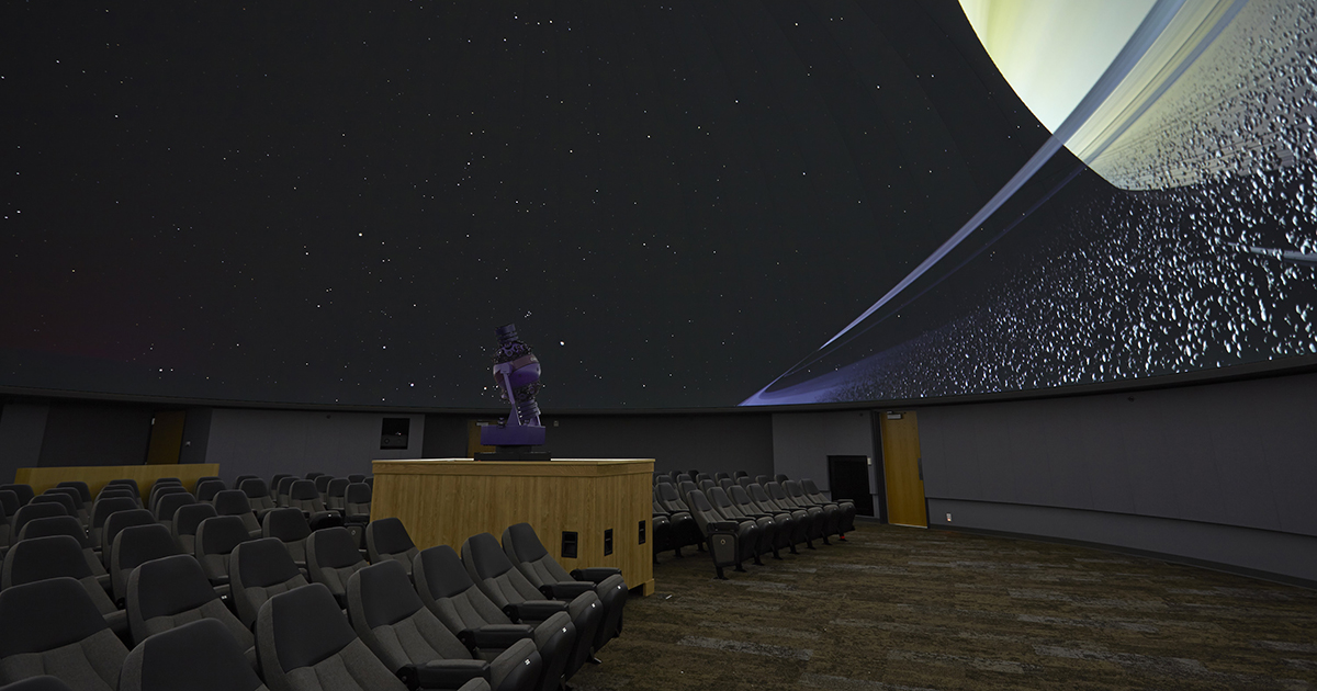 Travel through space and time in the Charles W. Brown Planetarium, Indiana’s most technologically advanced digital theater.