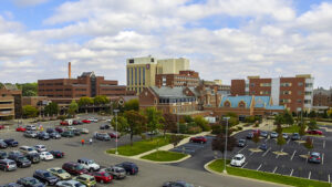 Ball Memorial Hospital campus
