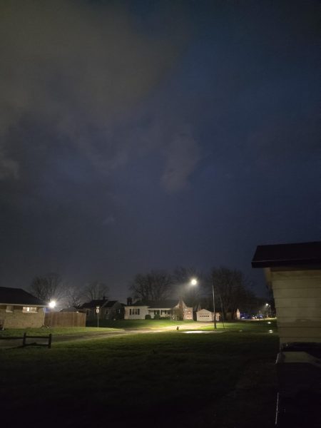 Winchester area, as storms approached.